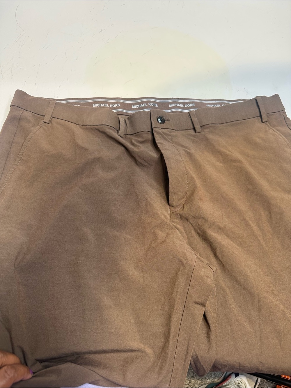 Michael Kors Men's Tan Brown Chino Pants